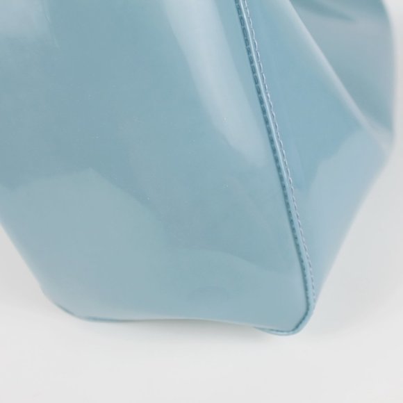 NWT Stella McCartney Blue Clear Logo PVC Tote– Beach, Travel & City Style - Picture 13 of 16